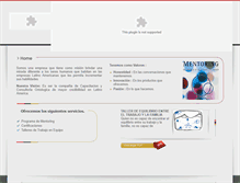 Tablet Screenshot of mentoringlat.com
